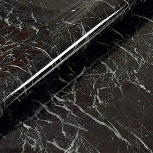 Self Adhesive Marble Sheet For Kitchen / Waterproof Anti Oil & Heat Resistant Wallpaper Sheet